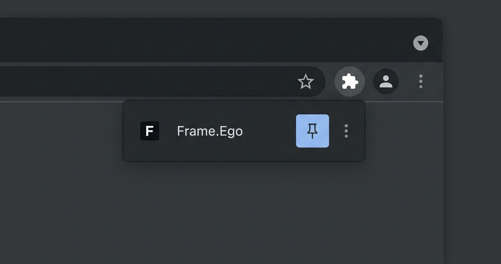 Pin extension to toolbar